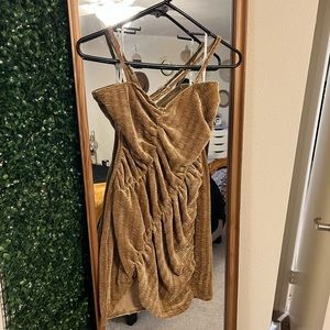 SHEIN Camel Dress